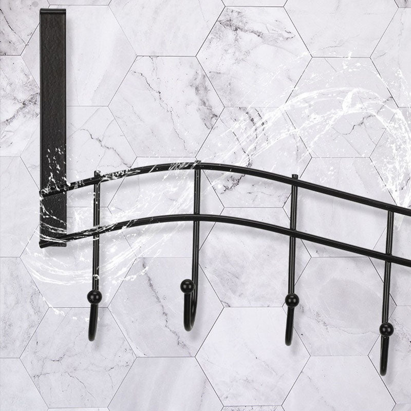 001-ZJ-H009 Over The Door Hooks Note Shape Metal 6 Door Hanger Towel Racks for Bathroom 001-ZJ-H009 Over The Door Hooks Note Shape Metal 6 Door Hanger Towel Racks for Bathroom